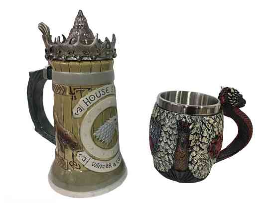 Подарочный набор Кухоль Игра Престолов Дом Старков и 3 (код 00547) Киев