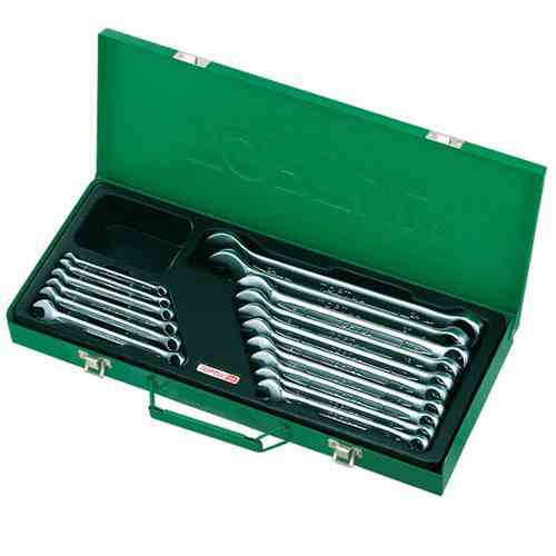 Набор ключей рожково-накидных TOPTUL 16 шт. 6-24мм (кейс) GAAD1602 Харків