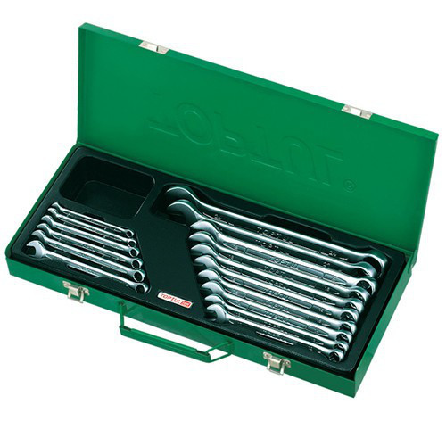 Набор ключей рожково-накидных TOPTUL 16 шт. 6-24мм (кейс) GAAD1602 Харків - зображення 1