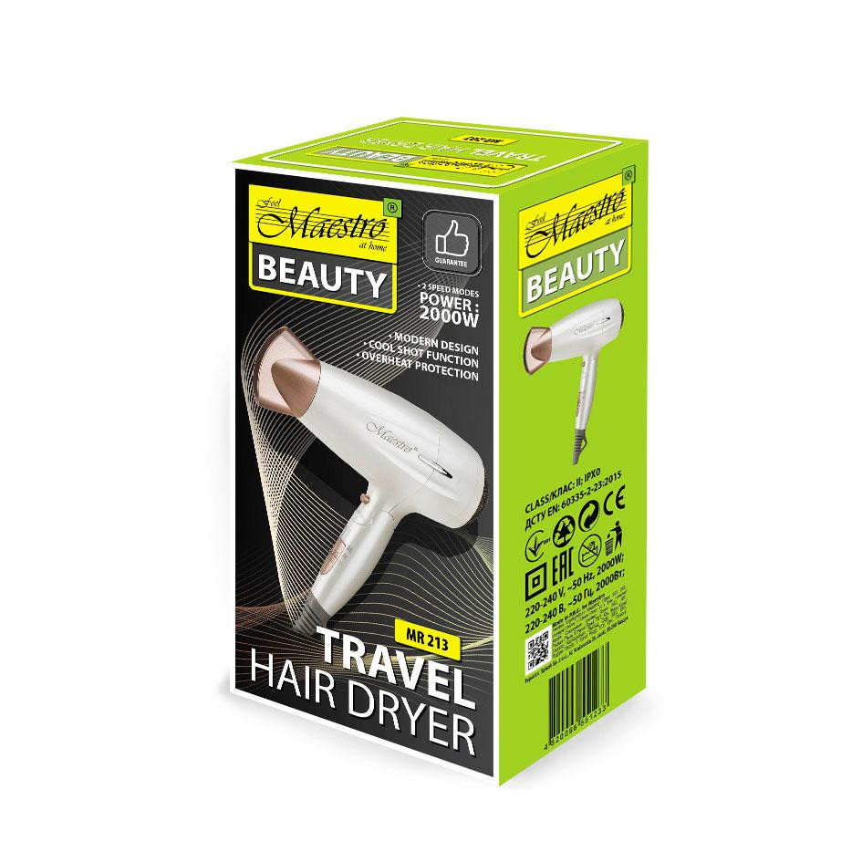 Фен для волос Maestro MR 213 дорожный Киев - изображение 2