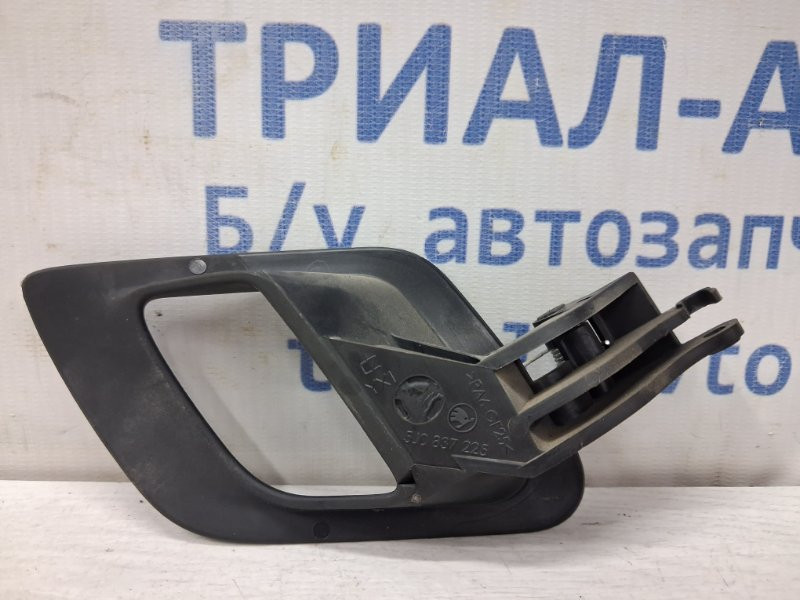 Ручка двери внутренняя левая Skoda Fabia 2007-2014 5J0837225 9B9 (Арт. 79008) Київ - зображення 2