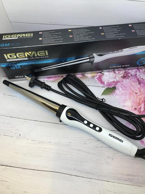 Плойка конусная Gemei GM-403 30 Вт Киев - изображение 1