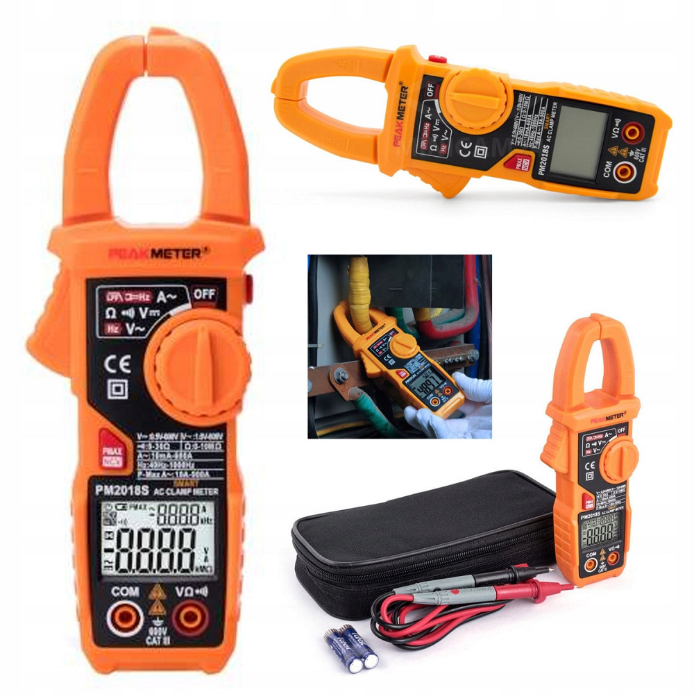 Токовые клещи с мультиметром PeakMeter  PM2018S Харьков - изображение 2