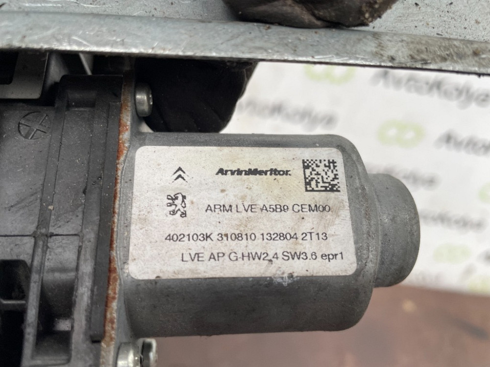 Стеклоподъемник передний левый электро Citroen Berlingo 2008-2018 Ковель - зображення 2