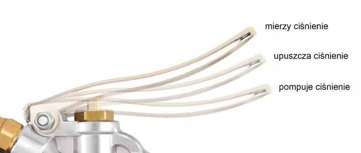 Пистолет для подкачки шин с манометром 12 бар AIRKRAFT STG-29 Харків - зображення 8