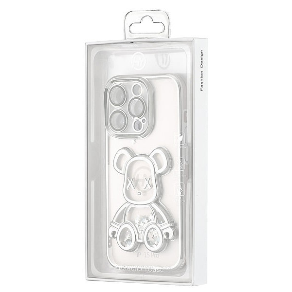 Чохол Shining Bear Case для iPhone 15 Pro Silver (Код товару:39358) Харків - зображення 3