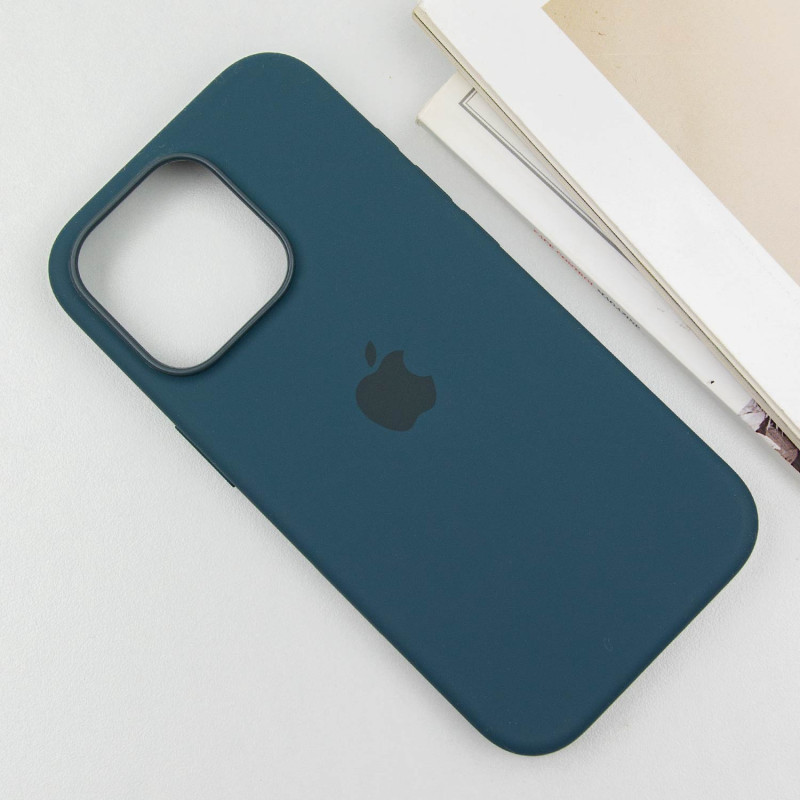 Чехол Silicone case (AAA) with Magsafe and Animation (button) для Apple iPhone 16 Pro Max (6.9") Херсон - зображення 4