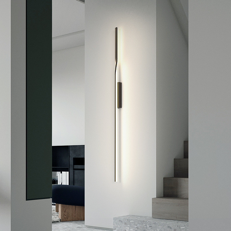 Бра настінна LED WSG25/800-bk-k Чорний 6х4х80 см. Киев - изображение 1