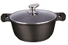 Каструля зі скляною кришкою Bohmann Black BH-15024-black 5 л 24 см Київ
