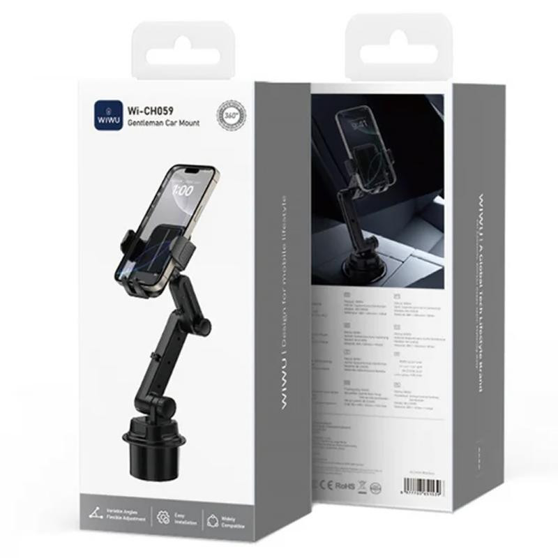 Автодержатель WIWU Wi-CH059 for cup holder Херсон - зображення 5