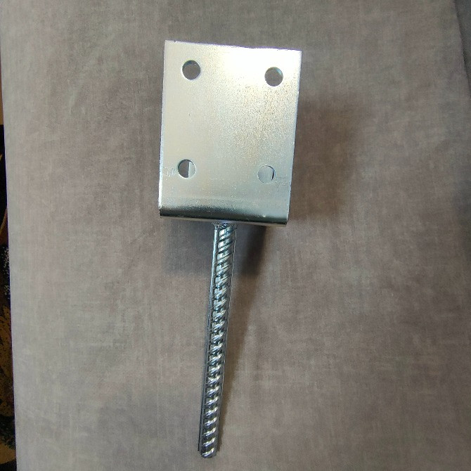 Опора кріпильна 100х120х100х4 мм з винтом d 18 Нововолинськ - зображення 4