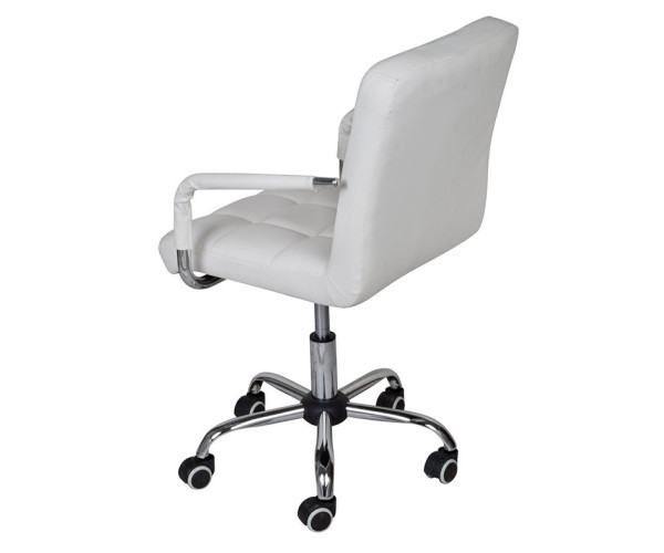 Крісло Артур К на колесах біле Дніпро - зображення 2