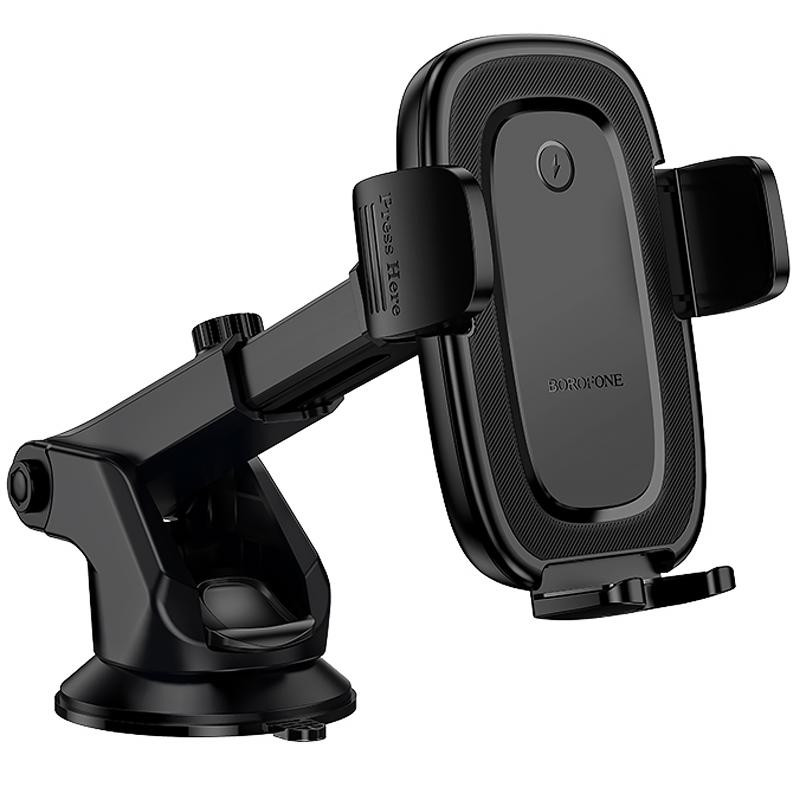 Автодержатель с БЗУ Borofone BH223 Follower 15W (center console) Херсон - изображение 7