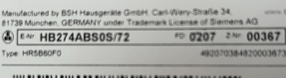 2022рік Духовка чорне скло Siemens HB274ABS0S піроліз Made in Germany Бережаны - изображение 4