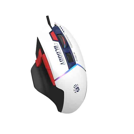 Мышь компьютерная проводная Bloody W95 Ultra Sports Navy (4711421002325) белая Киев