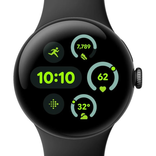 Смарт-годинник Google Pixel Watch 3 41mm Wi-Fi Matte Black Aluminum Case/Obsidian Active Band (Код т Харьков - изображение 2