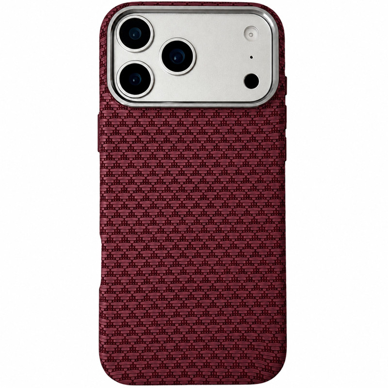 Чехол TPU+PC KVZV Triangular Pattern with Magnetic Fit для Apple iPhone 17 Pro / 18 Pro (6.3") Херсон - зображення 1
