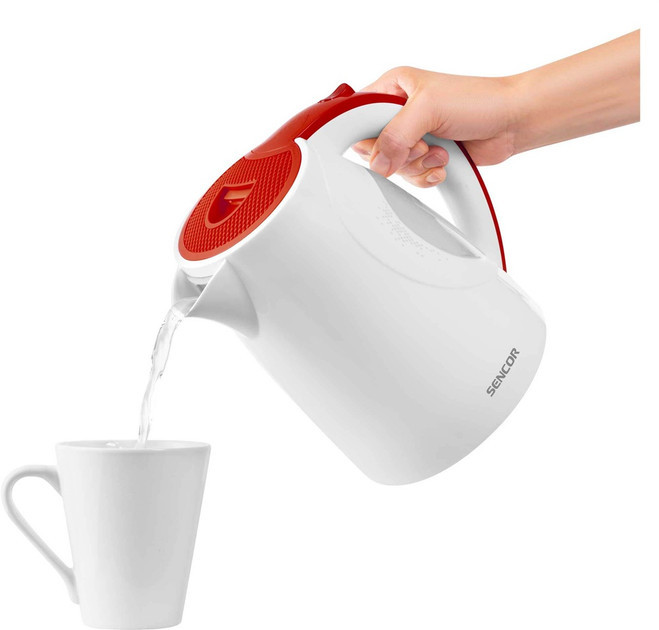 Электрочайник Sencor SWK 1515RD 1.5 л красный Київ - зображення 9