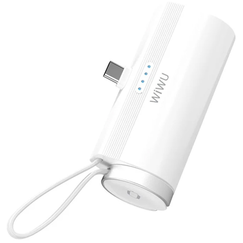 Портативное ЗУ Power Bank WIWU W026 2 in 1 Type-C с БЗУ For Apple Watch 15W 5000 mAh Херсон - зображення 3