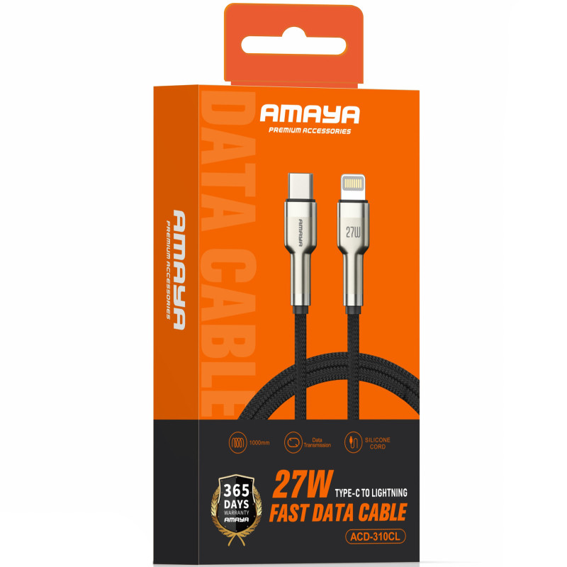 Уценка Дата кабель Amaya 310CL Type-C to Lightning 27W (1m) Херсон - зображення 2