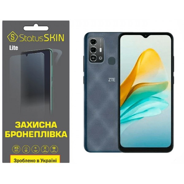 Поліуретанова плівка StatusSKIN Lite на екран ZTE Blade A53 Pro Матова (Код товару:32594) Харьков - изображение 2