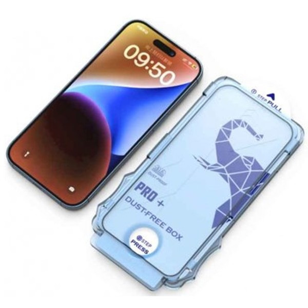 DM Захисне скло Dust-Free Box для iPhone 16 Pro Black (Код товару:38124) Харків - зображення 1