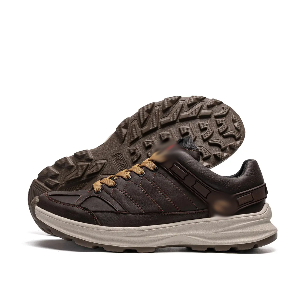 Мужские кожаные кроссовки Clasic Brown Київ - зображення 1