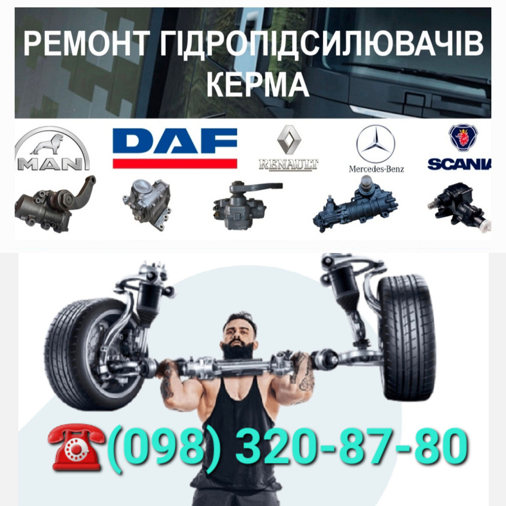 Ремонт ГУРа DAF, MAN, Scania Київ - зображення 7