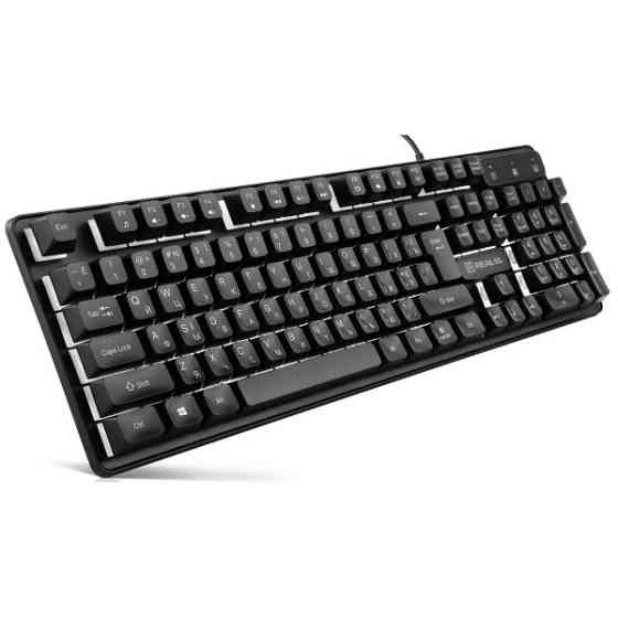 Клавіатура REAL-EL RK-7015 USB Black (EL123100049) Харків