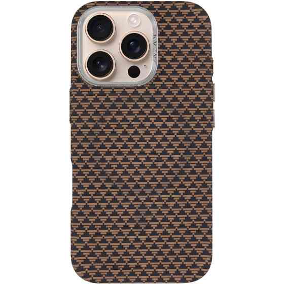 Чехол TPU+PC KVZV Triangular Pattern with Magnetic Fit для Apple iPhone 16 Pro (6.3") Херсон