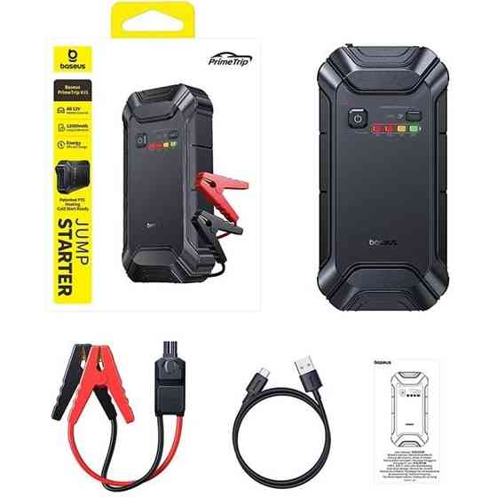 Пусковое устройство (бустер) для автомобиля Baseus PrimeTrip VJ1 Jump Starter 12000 mAh (C01194) Херсон