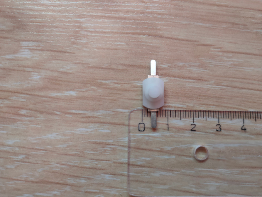 Кнопка белая с фиксацией вкл.выкл Київ - зображення 5