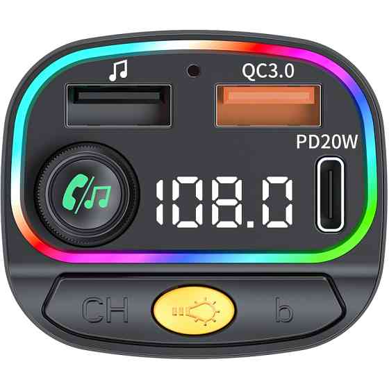 АЗУ FM модулятор WIWU QC031 MP3 Car PD20W+QC3.0 (2USB-A/1C) Херсон