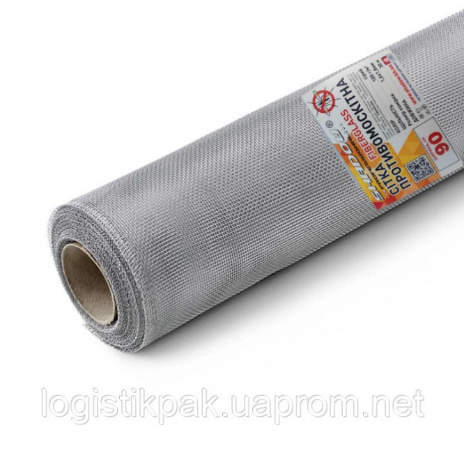 Сетка оконная от комаров 1.8х30 м FiberGlass (серая) Харьков - изображение 8