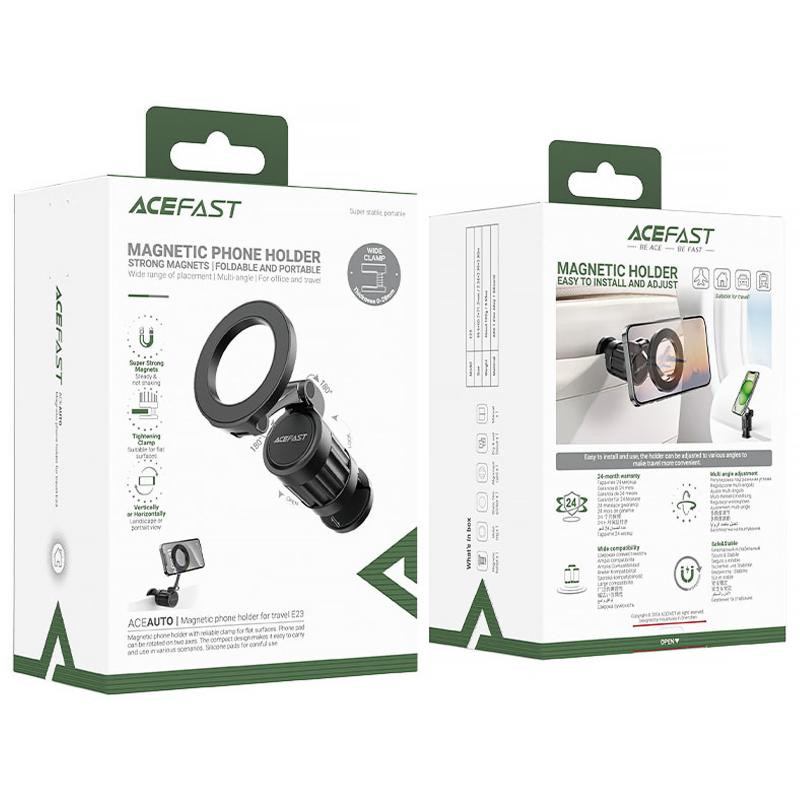 Магнитный держатель для телефона Acefast E23 Magnetic for Travel Херсон - изображение 5