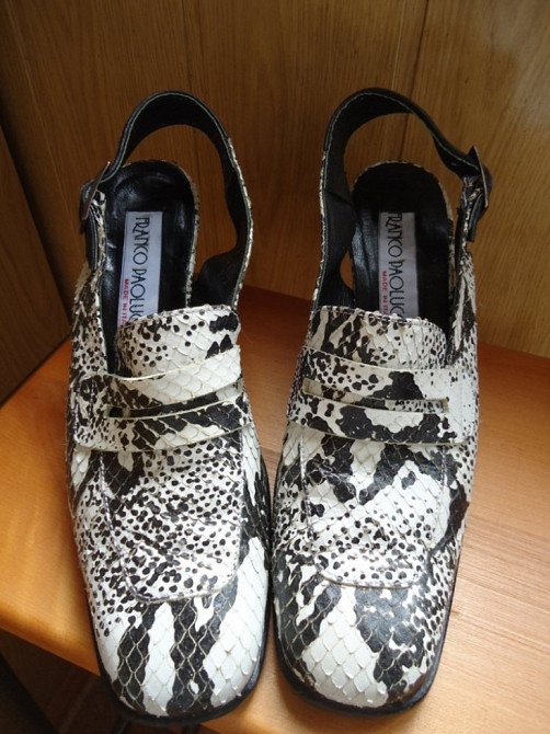 Туфли босоножки принт Franco Paolucci кожаные (Италия) р. 39-40 Київ - зображення 4