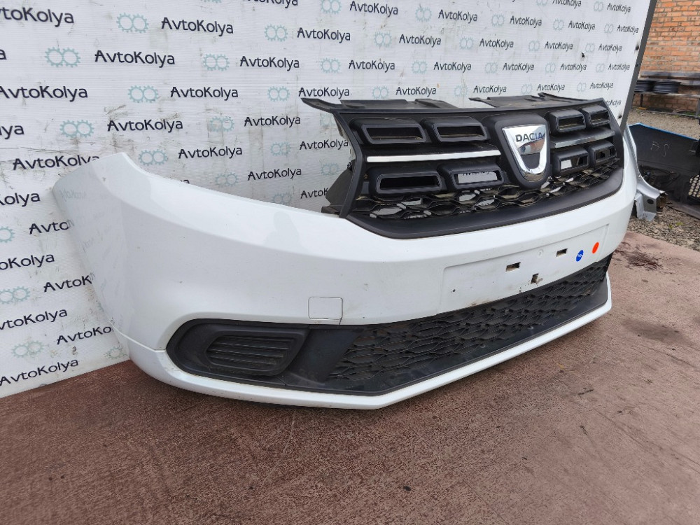 Бампер передний в сборе Dacia Sandero 2016-2021 рестайлинг Ковель - зображення 3
