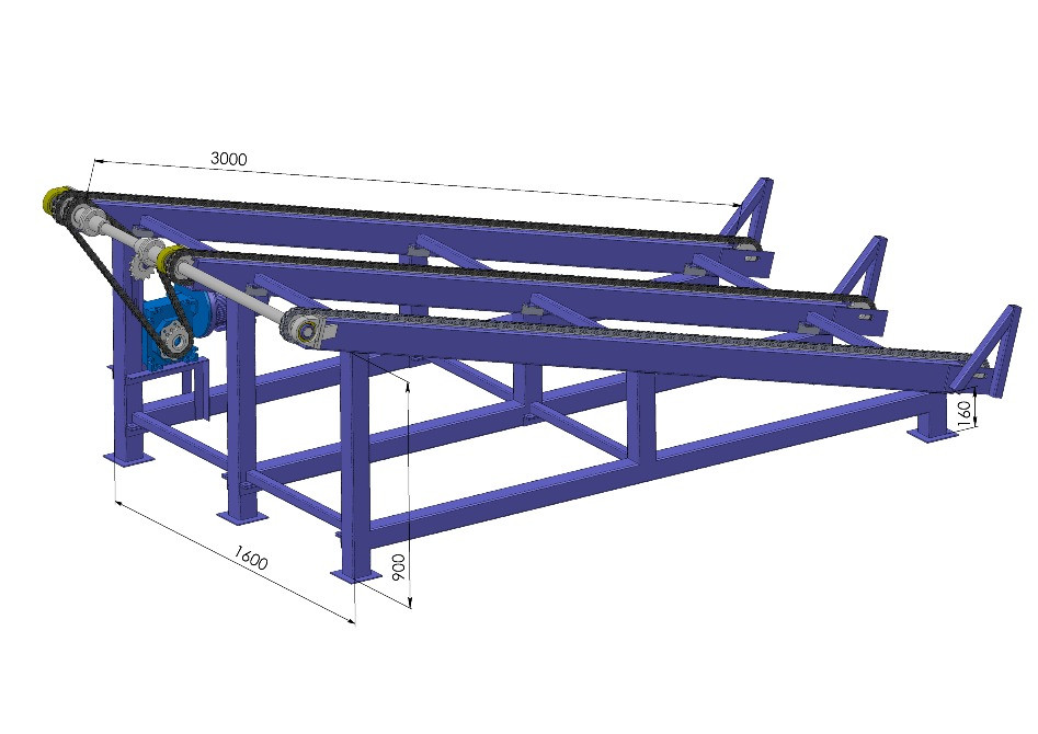 Транспортер ланцюговий, похилий Малин - изображение 1