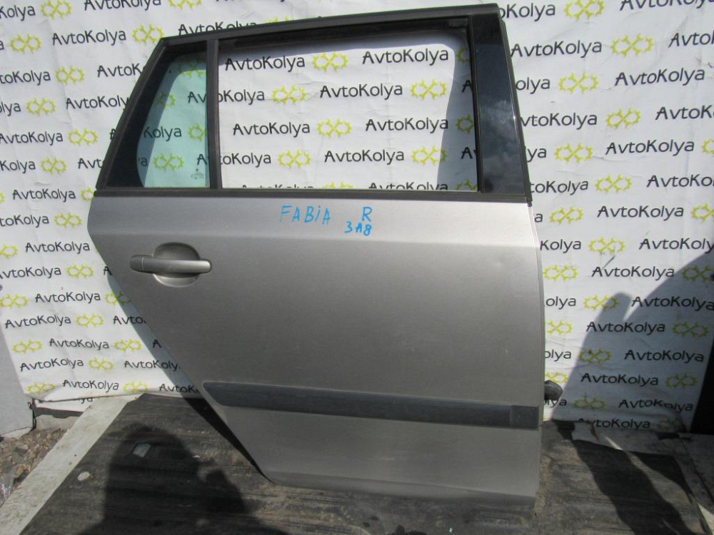 Дверь задняя Skoda Fabia II 2007-2014 Ковель - изображение 1