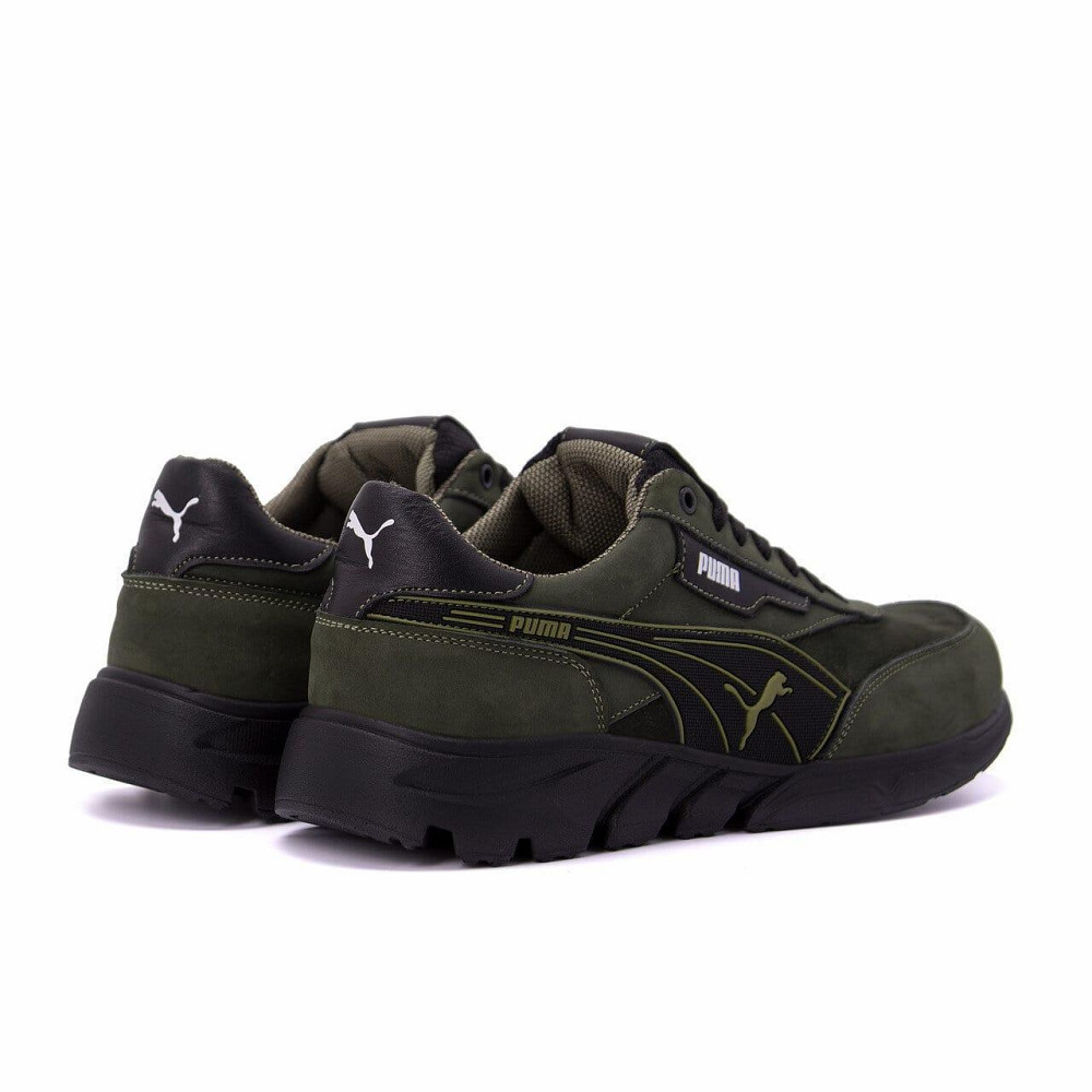 Мужские кожаные кроссовки  Pm Anzarun Green Київ - зображення 4