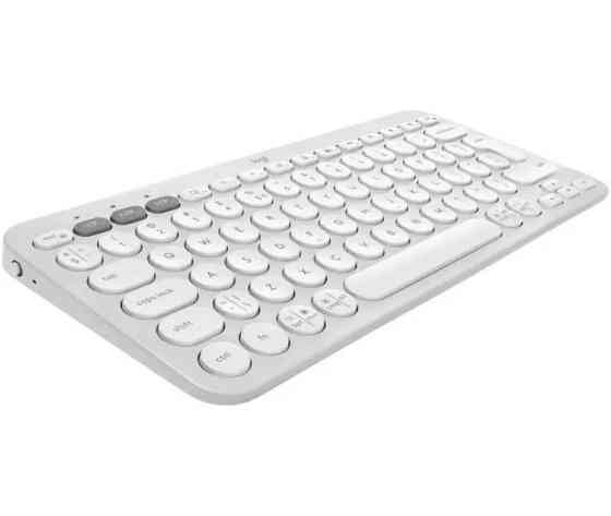Клавиатура компьютерная безпроводная Logitech Pebble Keys 2 K380s Tonal White UA L920-011852 белая Киев