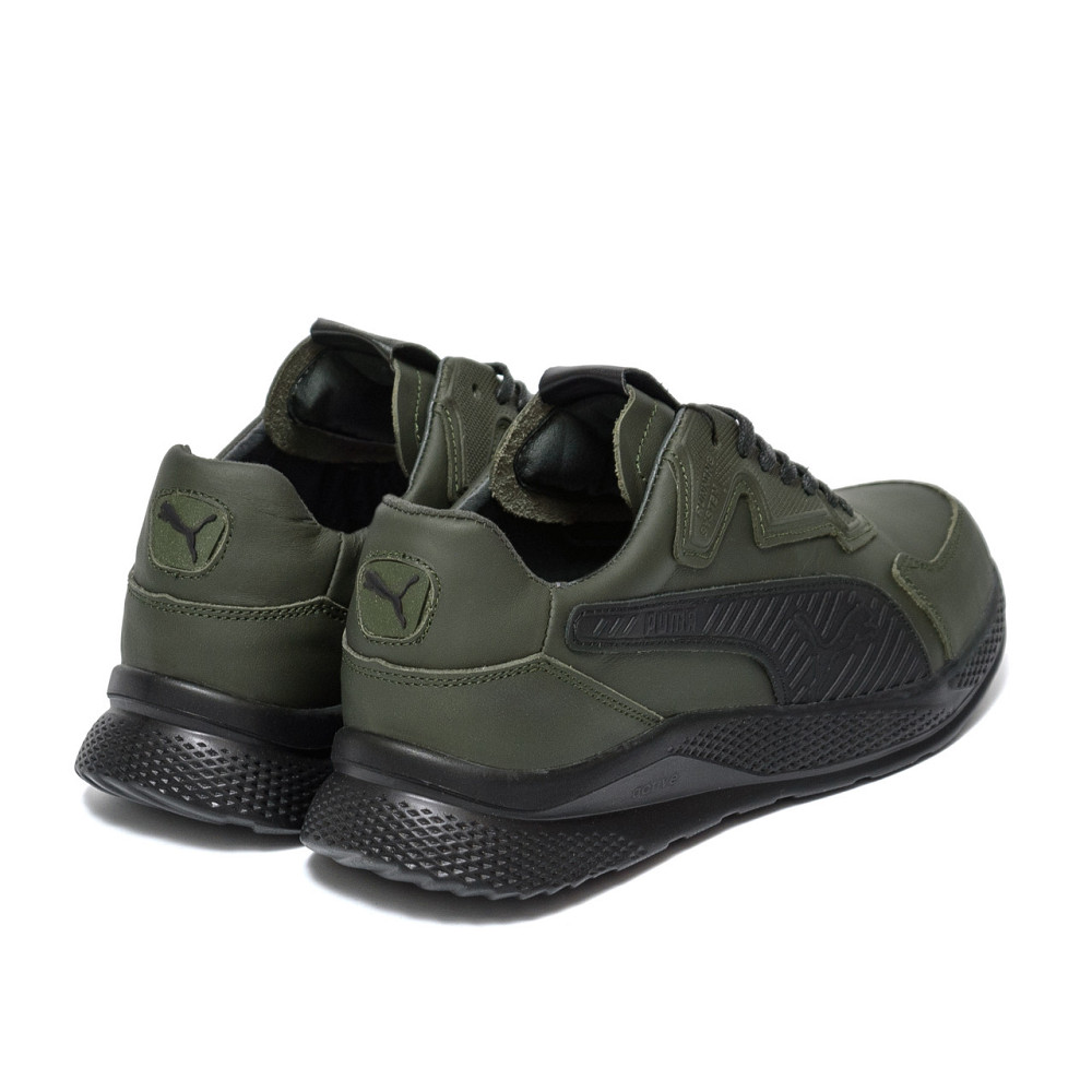 Мужские кожаные кроссовки Pm RS Green Київ - зображення 4