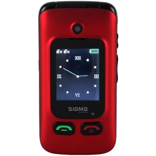 Телефон Sigma Comfort 50 Shell Type-C Dual Sim Red/Black (Код товару:33925) Харьков - изображение 1
