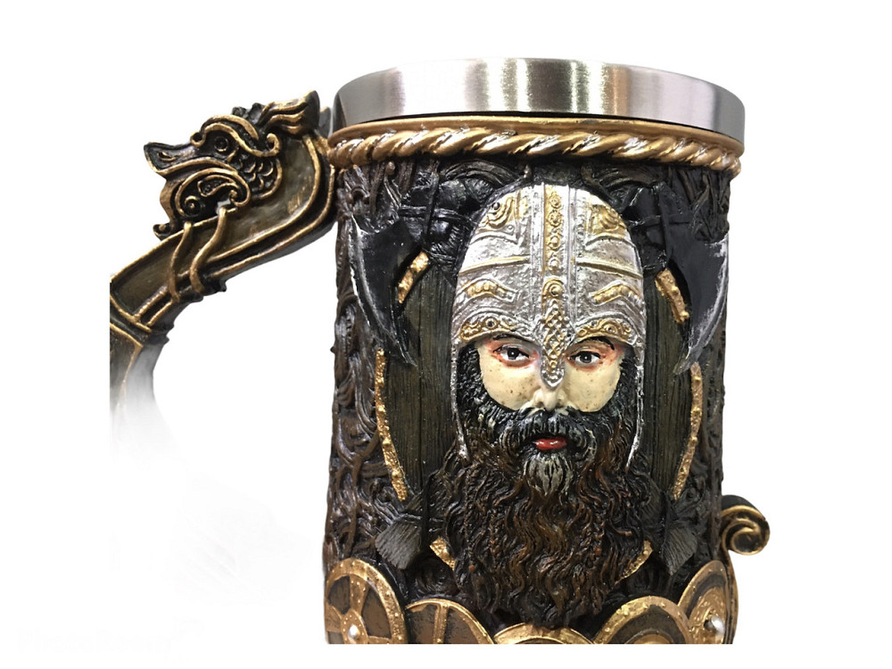 Кружка Чашка Бокал Викинг Воин таинство 3 Молот Тора Нержавеющая Сталь (код 00516) Київ - зображення 3