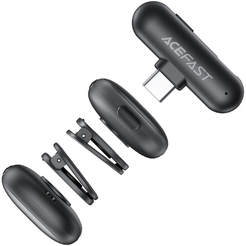 Петличный беспроводной микрофон Acefast R1 Lightning Херсон - зображення 3