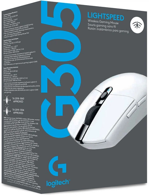 Мышь компьютерная безпроводная Logitech G305 Lightspeed White L910-005291 белая Київ - зображення 10
