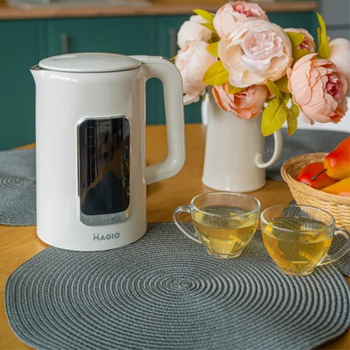 Электрочайник Magio MG-510 1.7 л белый Київ - зображення 5