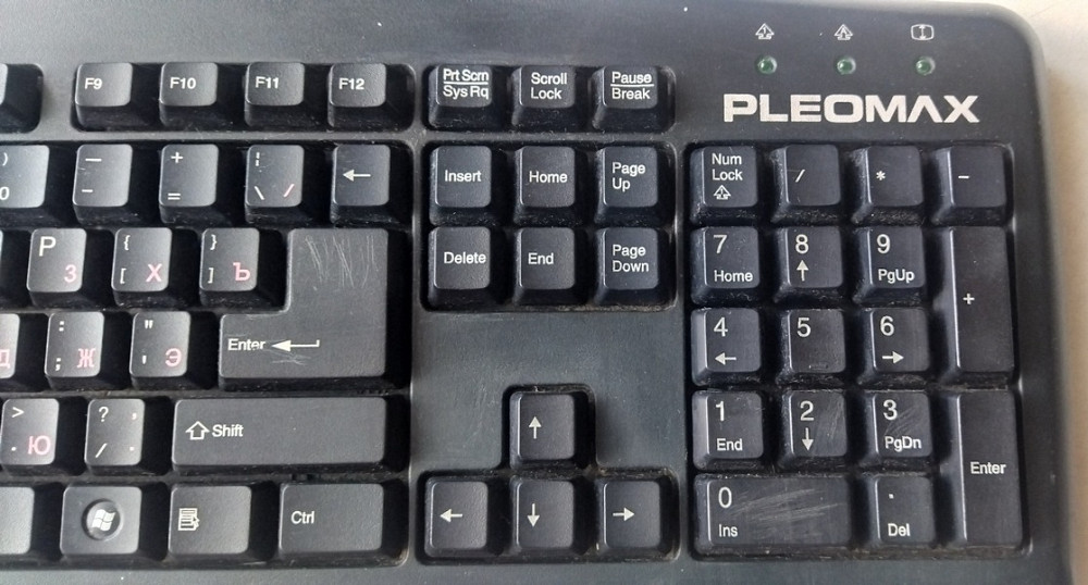 Провідна клавіатура Samsung Pleomax PKB-750B(P/S2) Львів - зображення 4