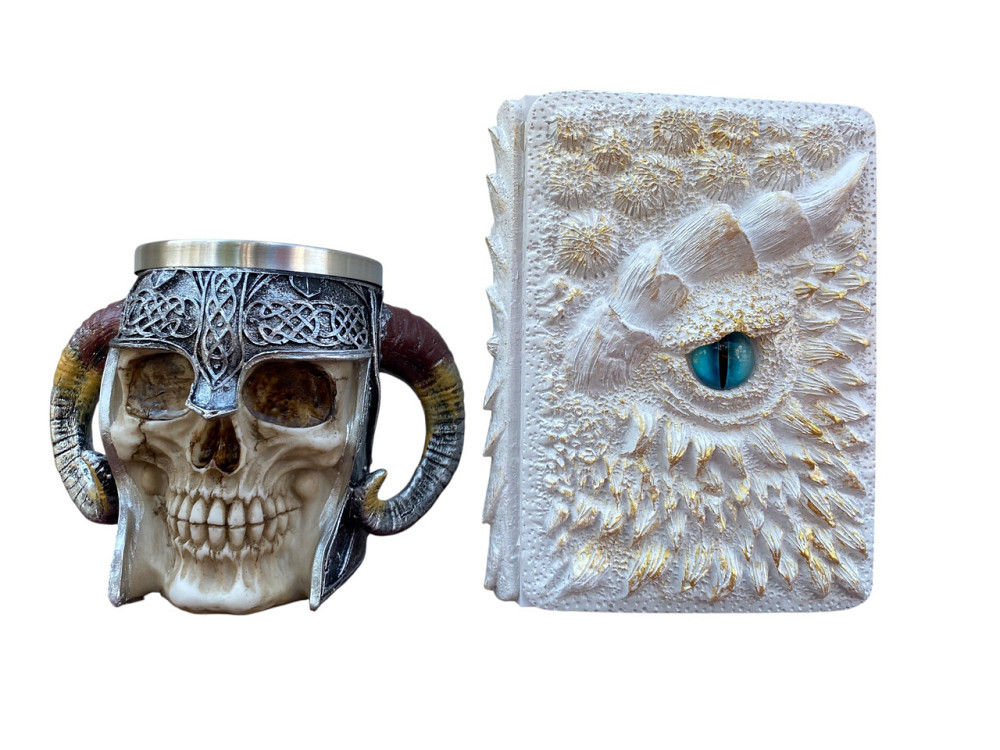 Подарочный набор Кружка 3D Рогатый Череп и Блокнот 3D «Око Ледяного Хранителя» Київ - зображення 1