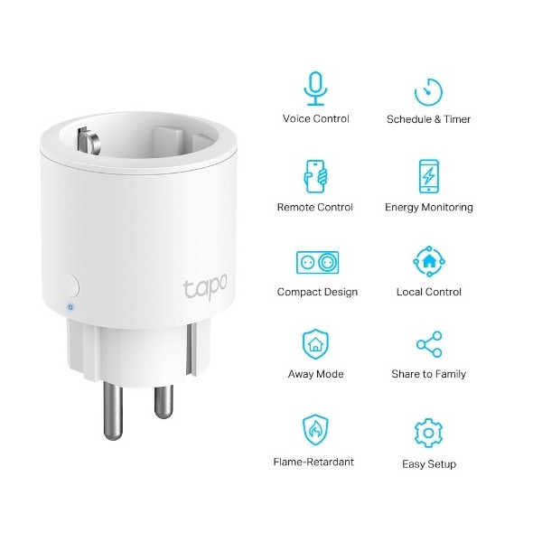 Інтелектуальна розетка TP-Link Tapo P115 Харків - зображення 2